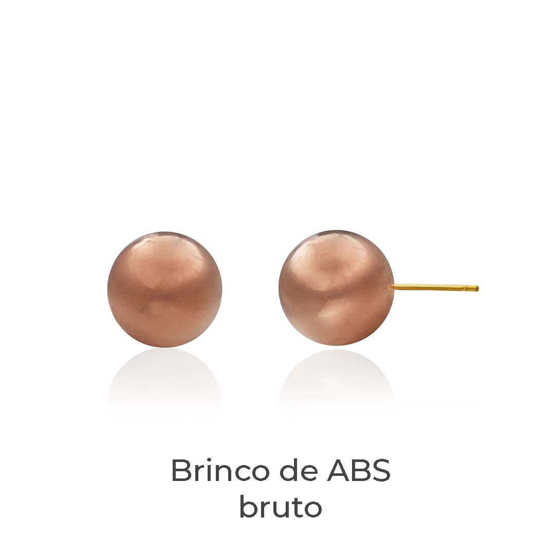 Pino em ABS bola lisa - bruto