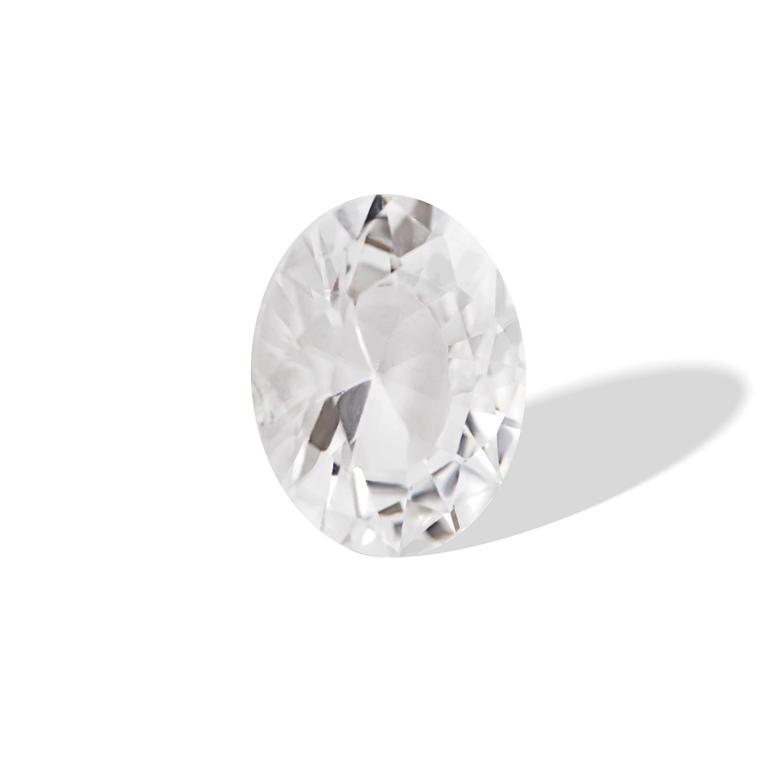 Zircônia oval cristal