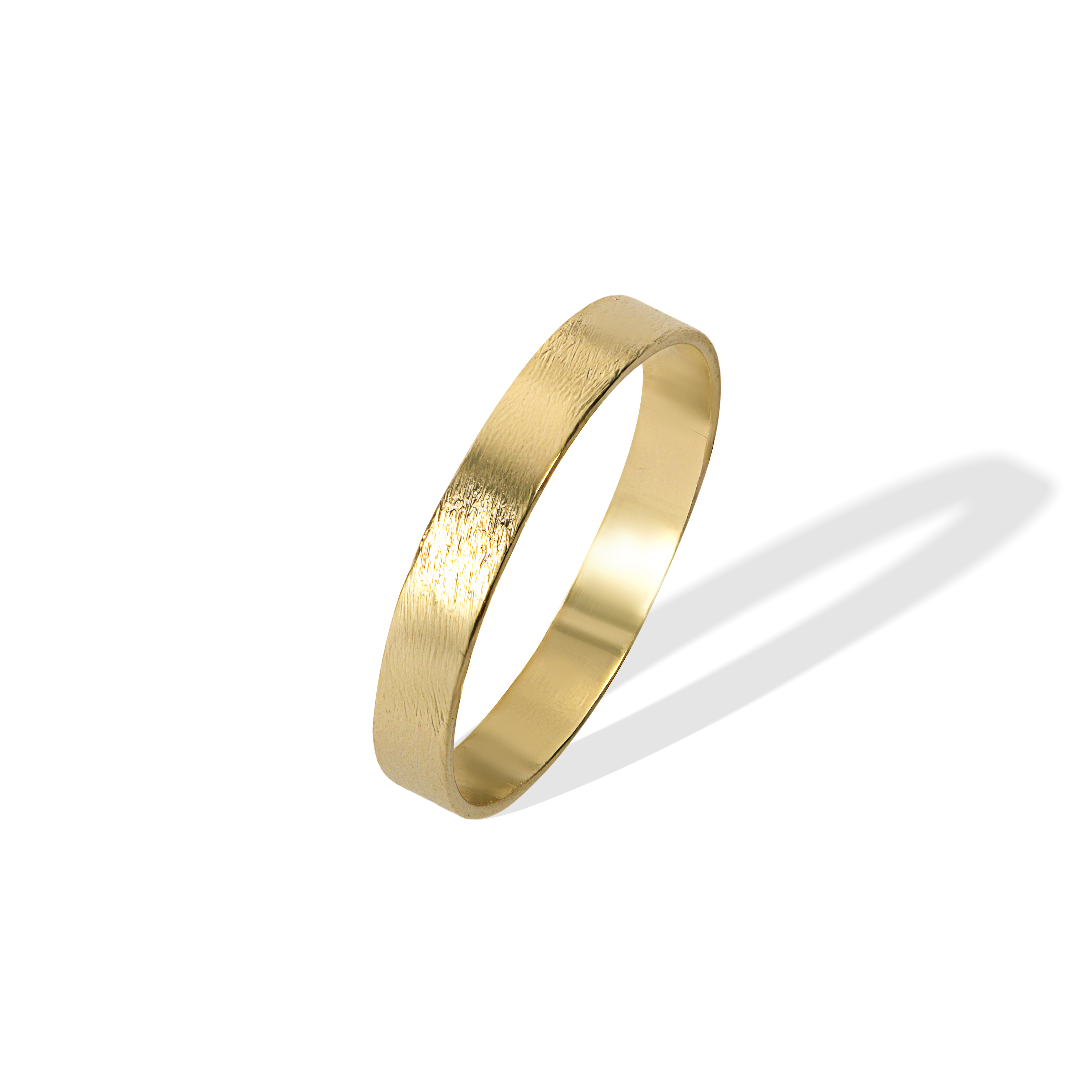 Entremeio redondo de latão 18mm banho ouro (4 Pçs) -66334
