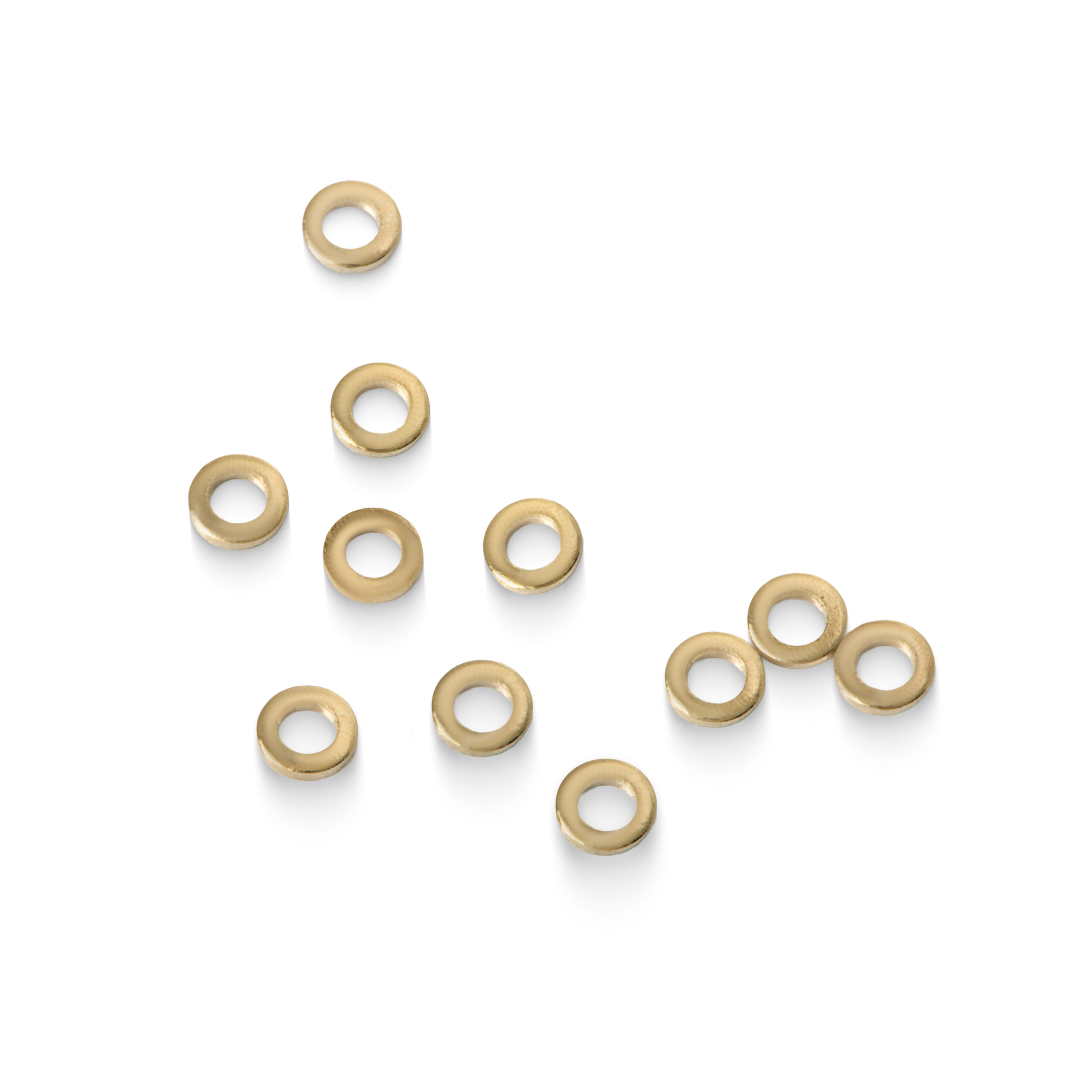 Argola de latão 3mm banhado ouro (3g) -65609