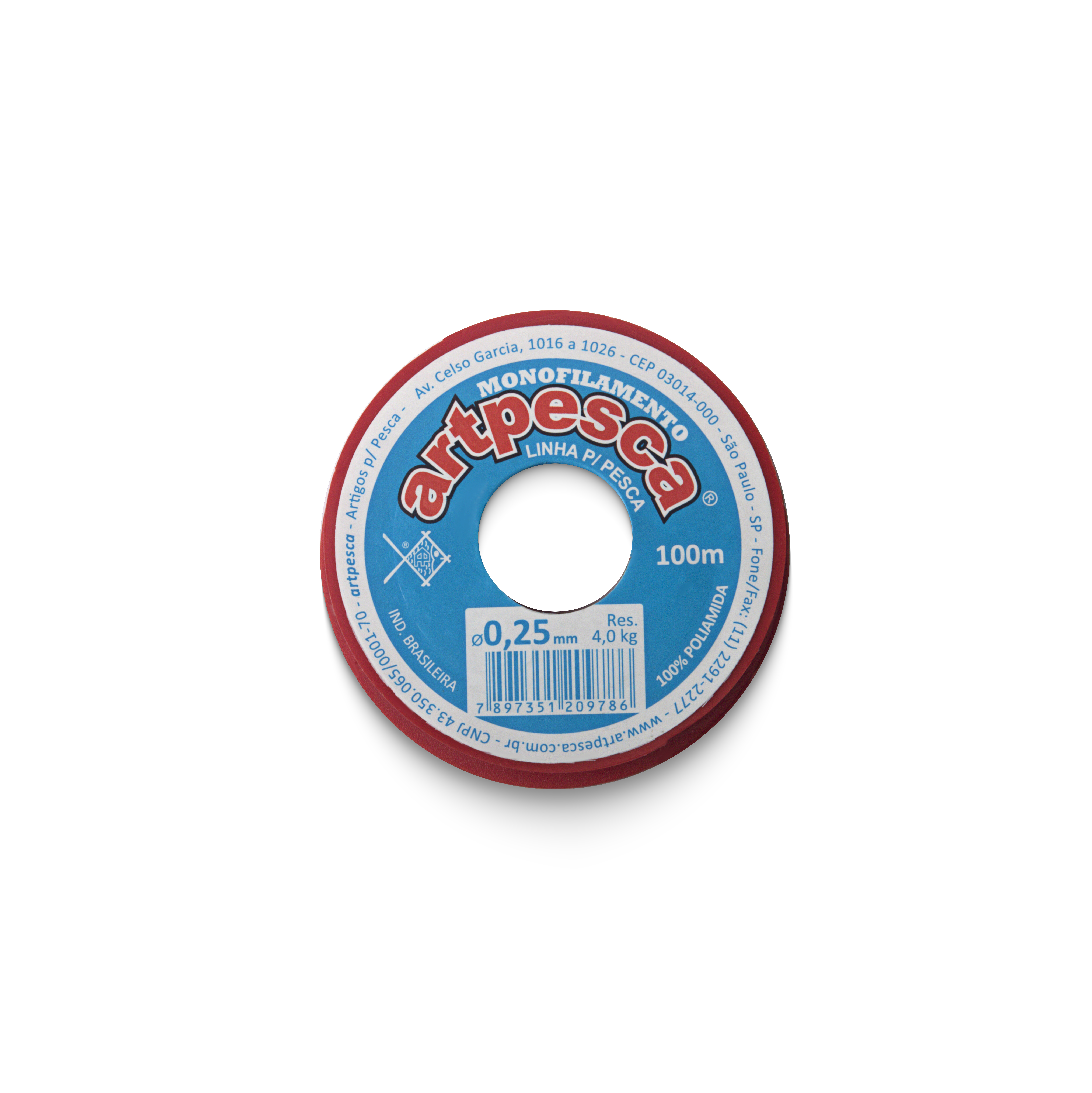 fio de nylon 0,25 mm 100 metros - 260059