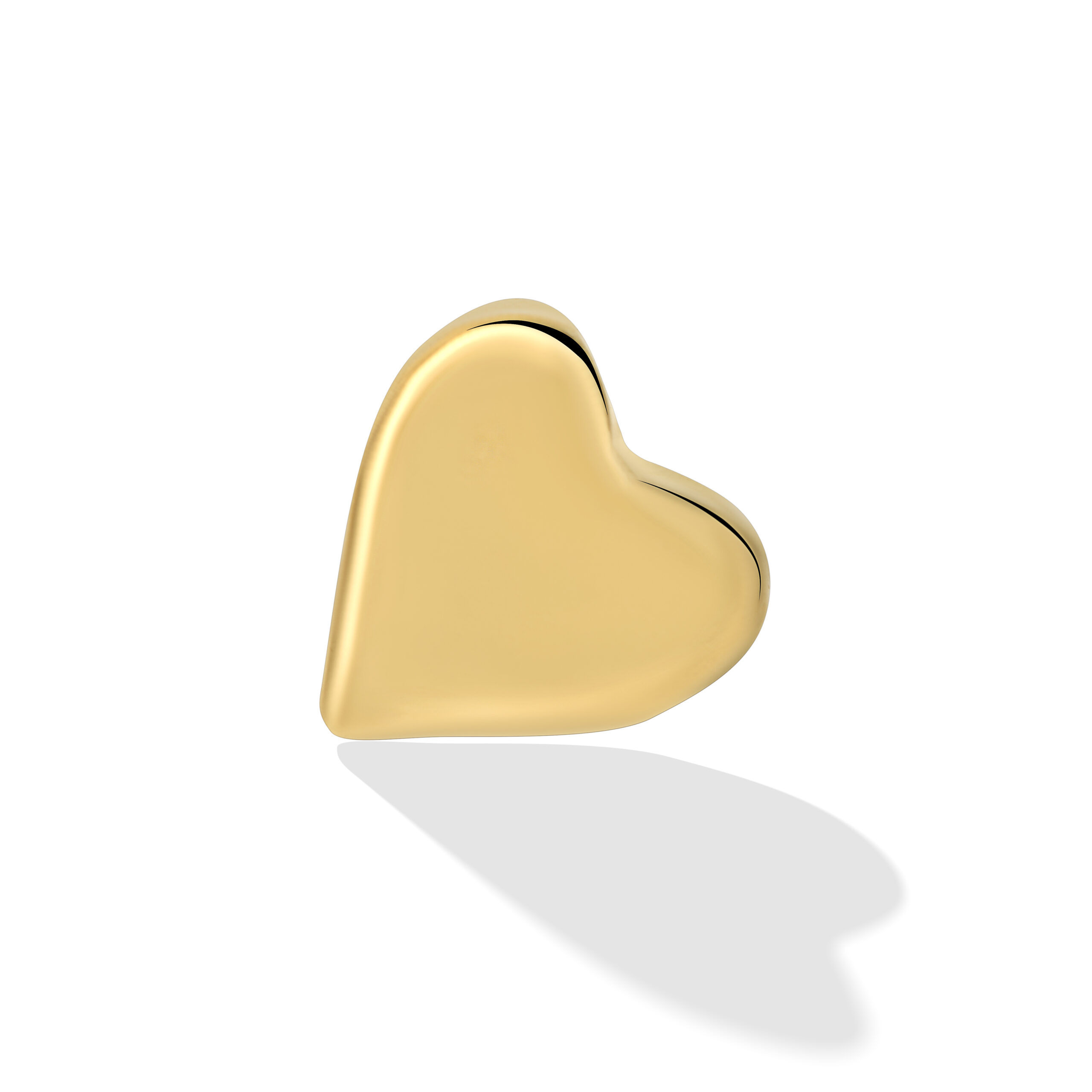 Entremeio metal coração baixa 9 mm ouro (2 Pçs) -65547