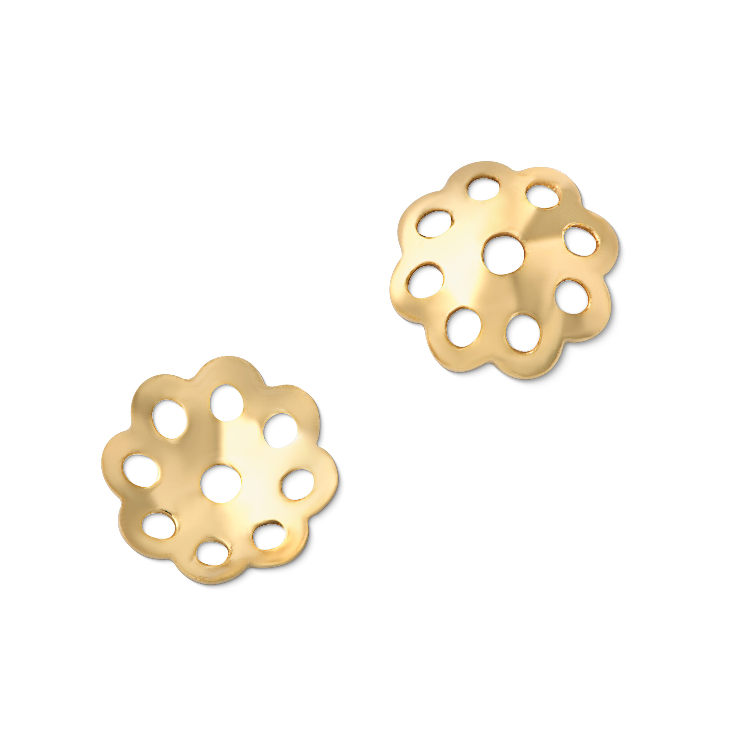 Entremeio de latão tulipa ouro (10 pçs)  65553