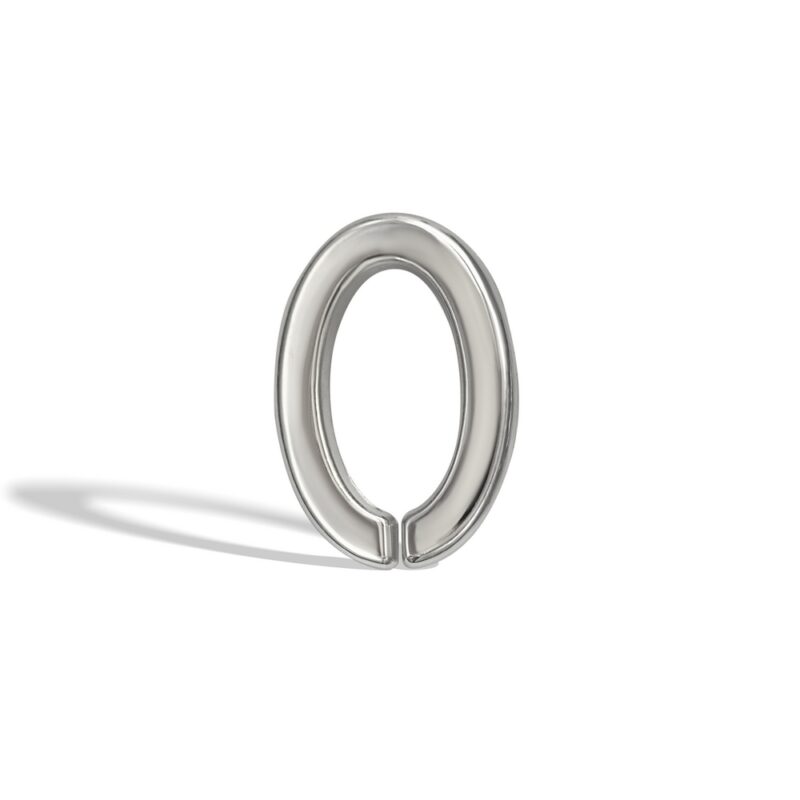 Elos em abs 28x19 mm níquel (25g) - 65152