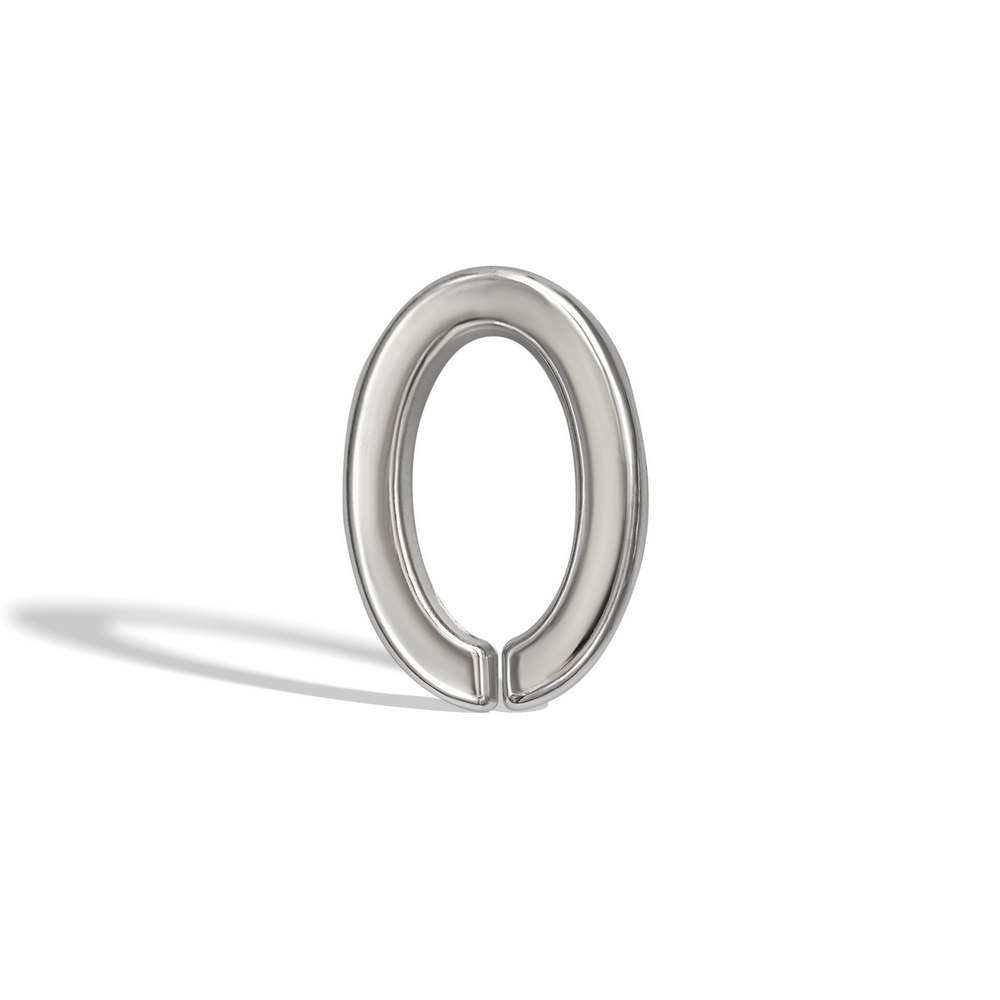 Elos em abs 28x19 mm níquel (25g) - 65152