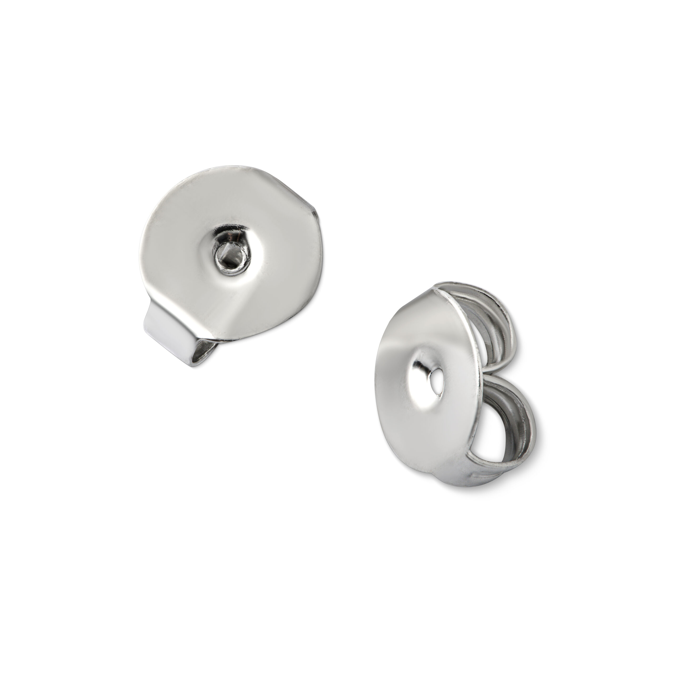 Tarracha de latão níquel 8 mm (10 pçs) - 66262
