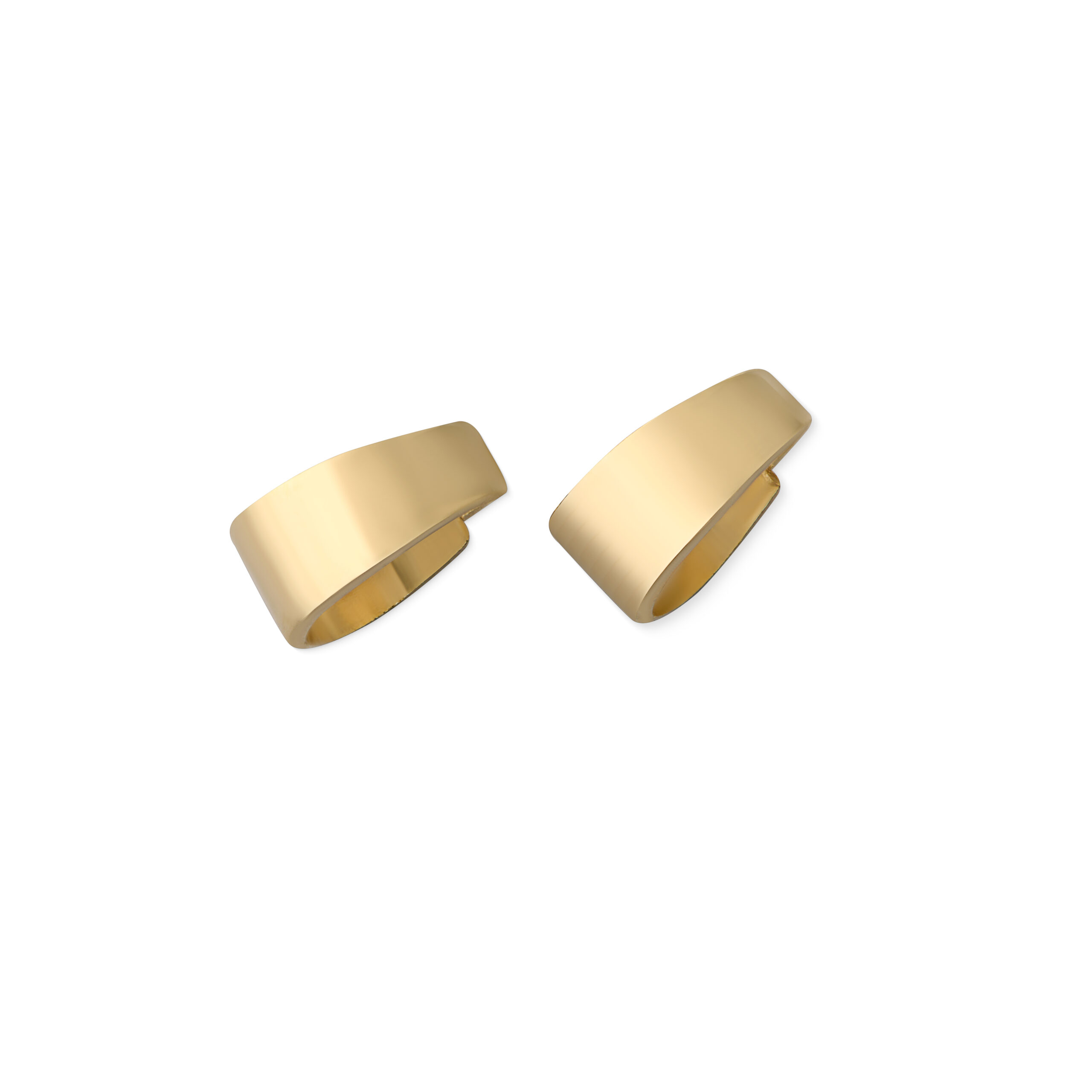 Contra argola de latão 7 mm ouro (10 pçs)- 66472