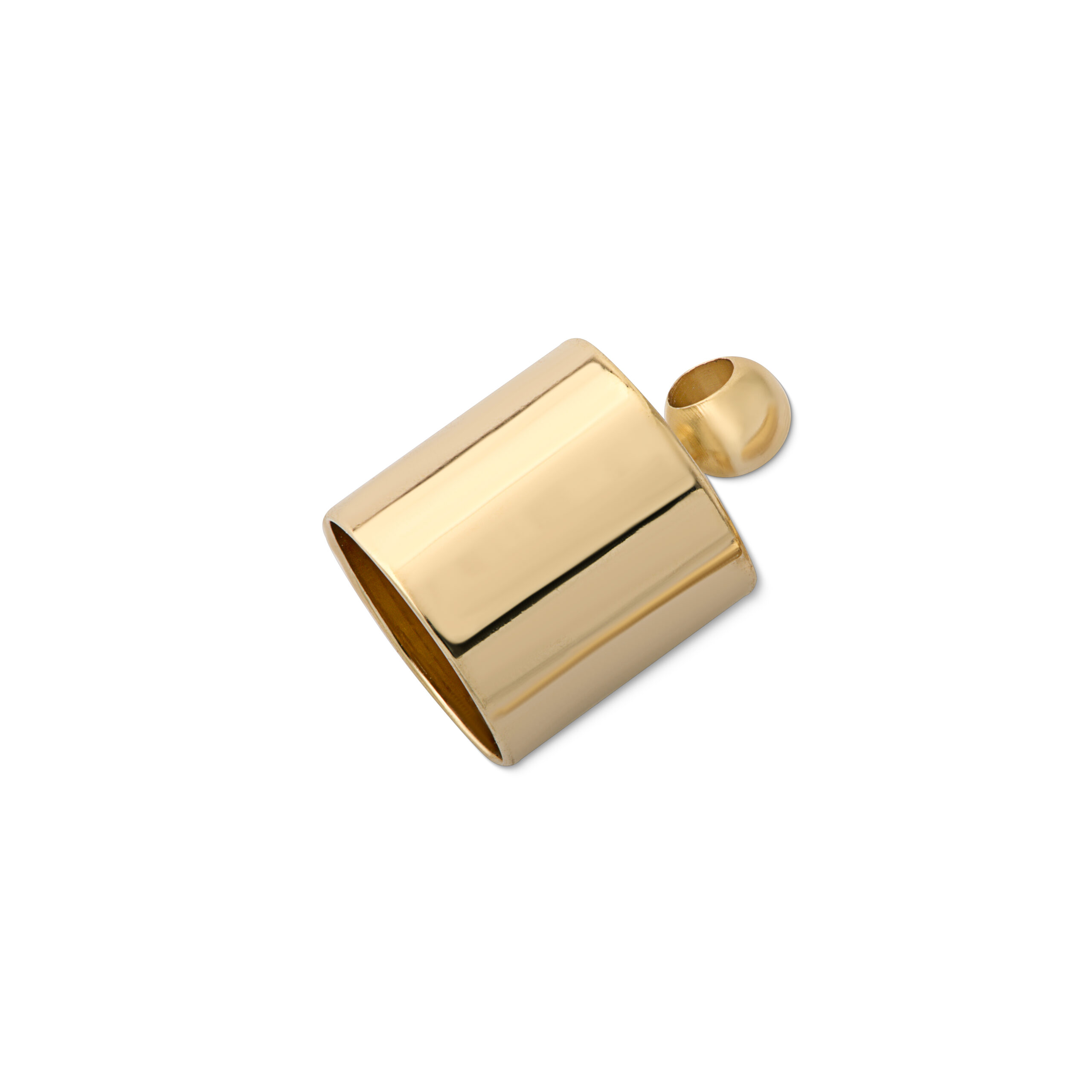 Terminal de latão 5x10 mm ouro (4 pçs) - 65739