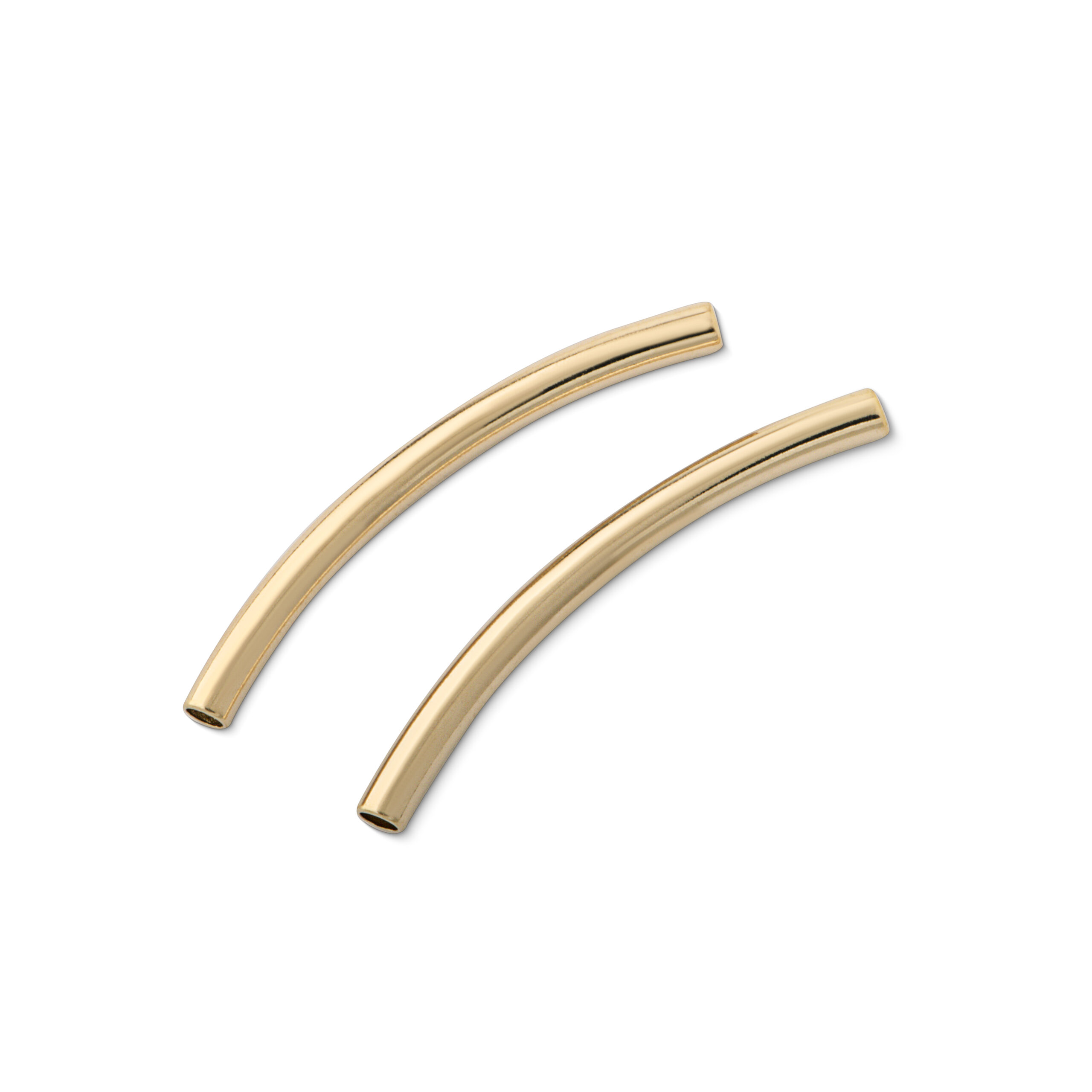Tubo de latão redondo 0,5x60x7 ouro (2 pçs) - 65968