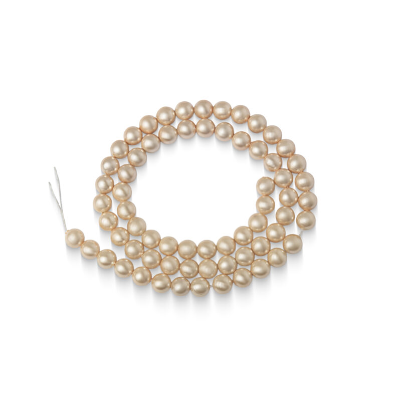 Pérola em fio natural 6 mm (1 Fio) - 64866