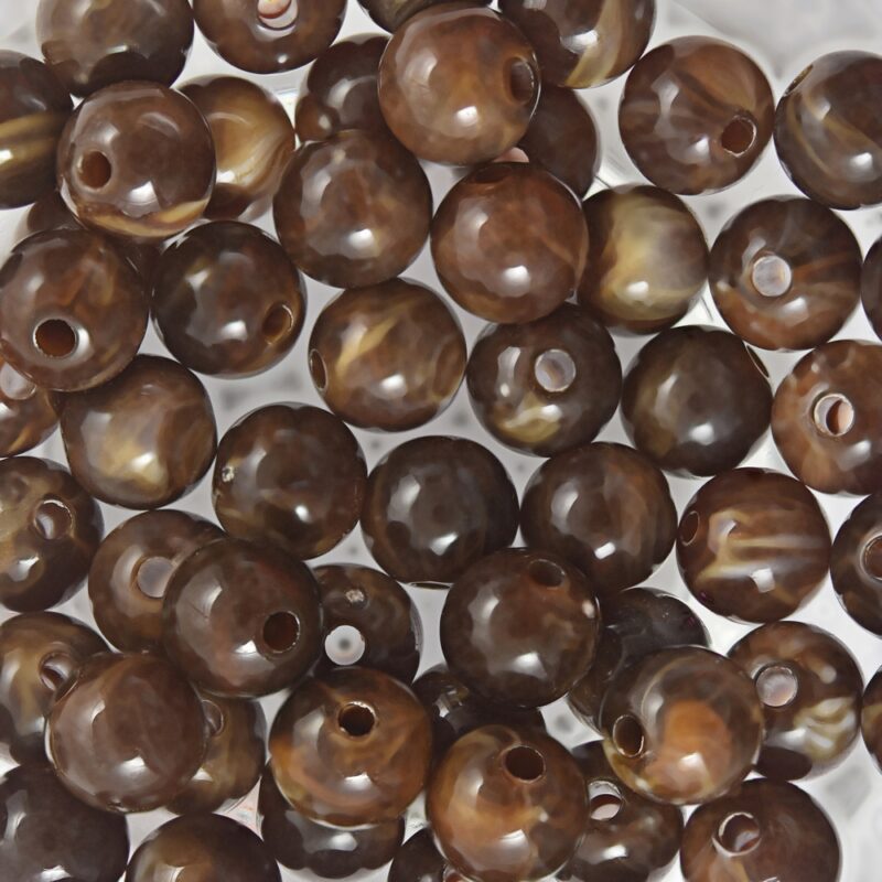 Bola de resina mesclada marrom -(50 G) - 220364