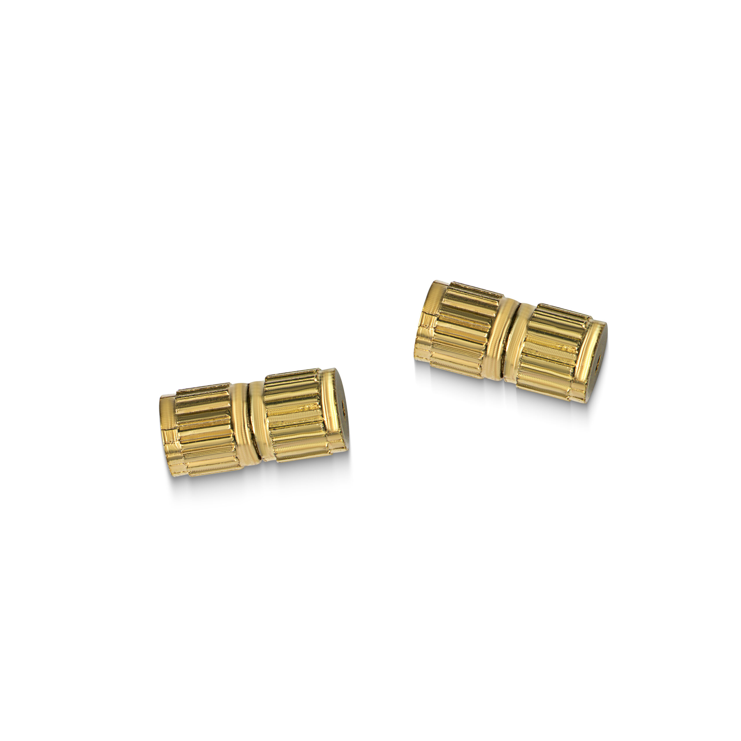 Fecho rosca metal dourado 20 peças - 6453