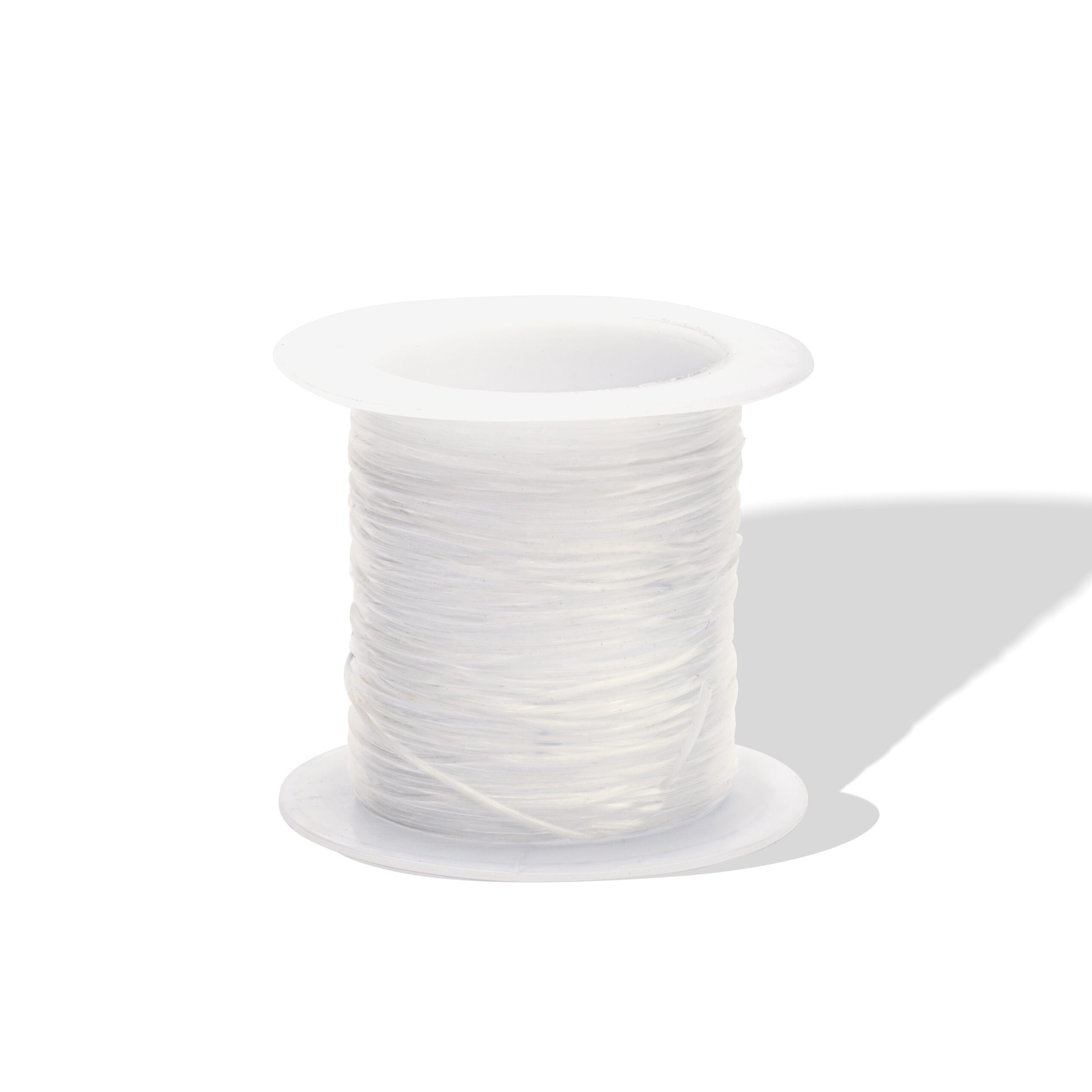 Fio de fibra elastica branco 10 metros - 180142